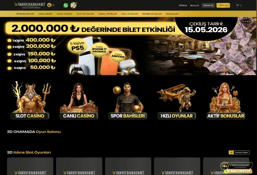 Grandchamadabet ekran görüntüsü